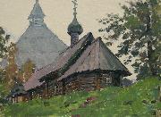 unknow artist Saint Dmitry Solunsky Church in Old Ladoga France oil painting artist